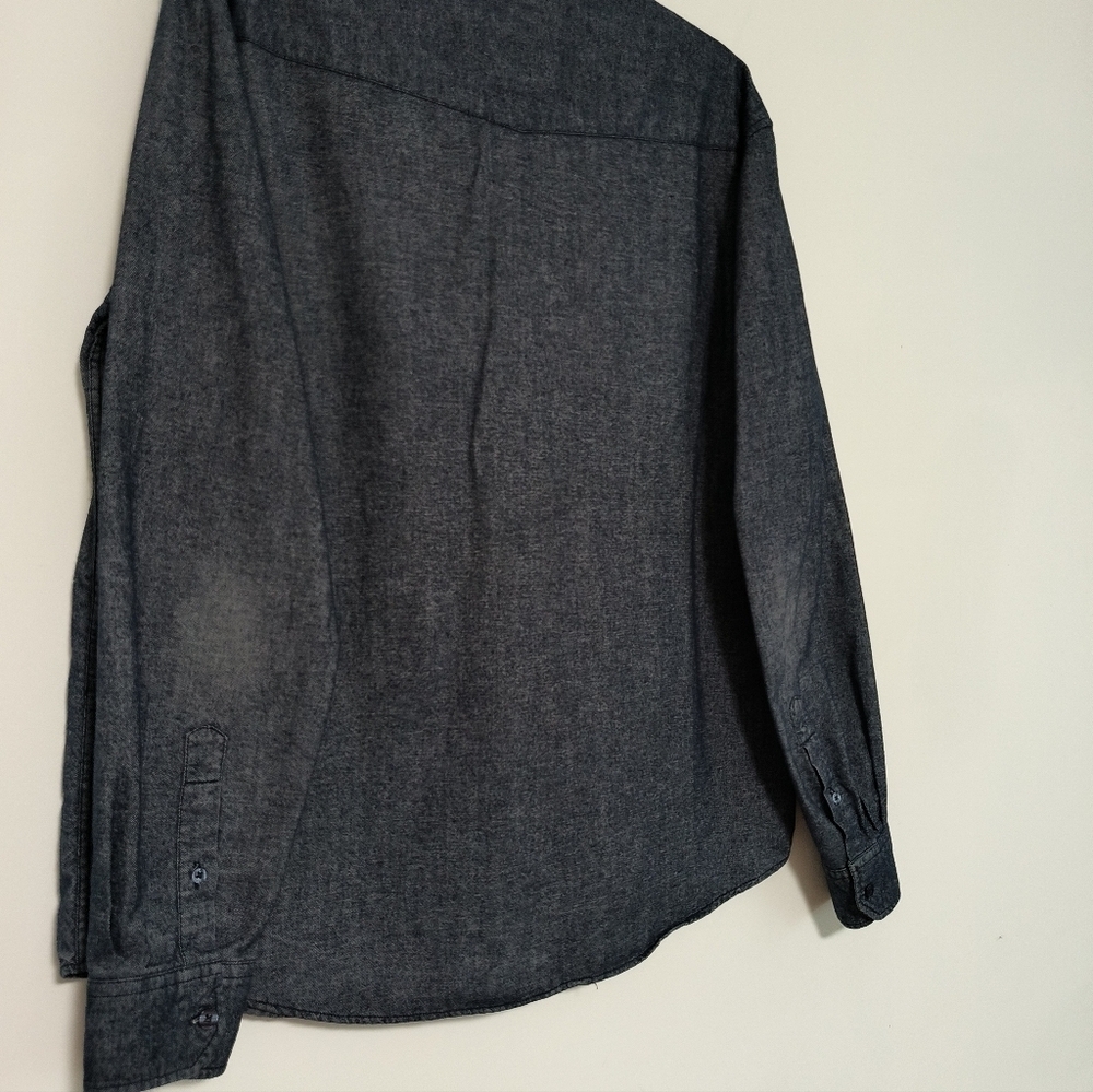 [5x$20] Men's Blue Denim Shirt / Size XL - Picture 7 of 7